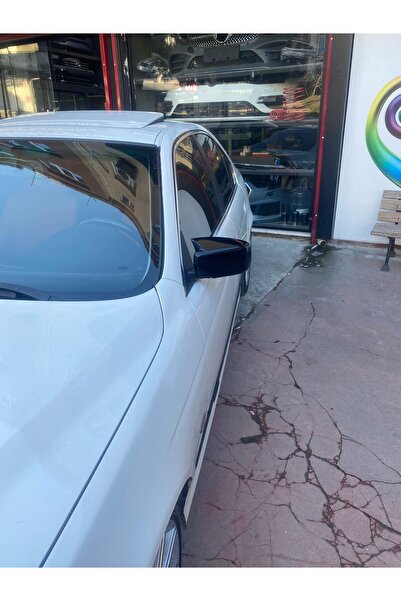 HYM TUNİNG Bmw 3 Serisi E46 Yarasa Ayna Kapak 1999-2005 Parlak Siyah Kare Ayn...