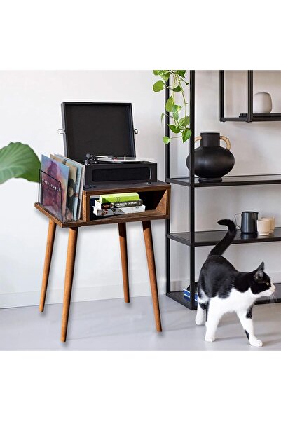 Genel Markalar Plak Ve Pikap Sehpası Barok Ahşap Ayaklı