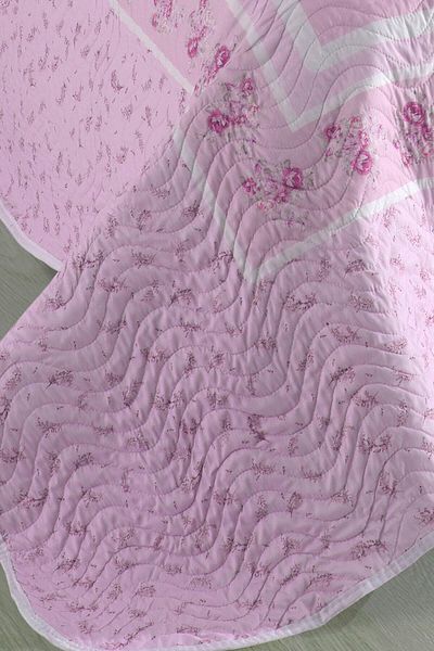 Örtüm Jaden Pink Single Quilted Bedspread