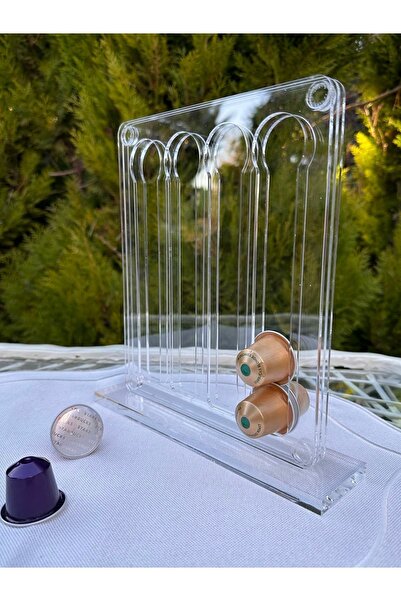 MY1COMPANY حامل كبسولات القهوة مزدوج الجوانب المتوافق مع نسبريسو - منظم - منظم