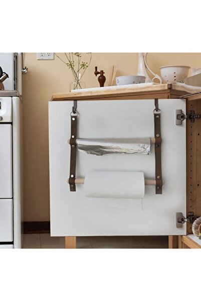 Bundera Tezgah Üstü Folyoluk Streçlik Ve Kağıt Havluluk Düzenleyici Lz01- Mutfak Organizer Elbezi Askısı