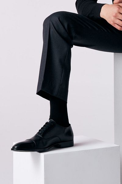 Nova Socks Мъжки бамбукови първокласни безшевни чорапи до глезена - серия Алфа