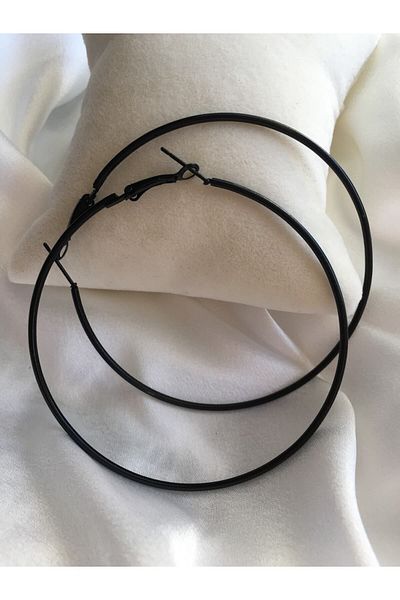Kosovalı BlacK Modern Fashion Large Size Hoop Earrings