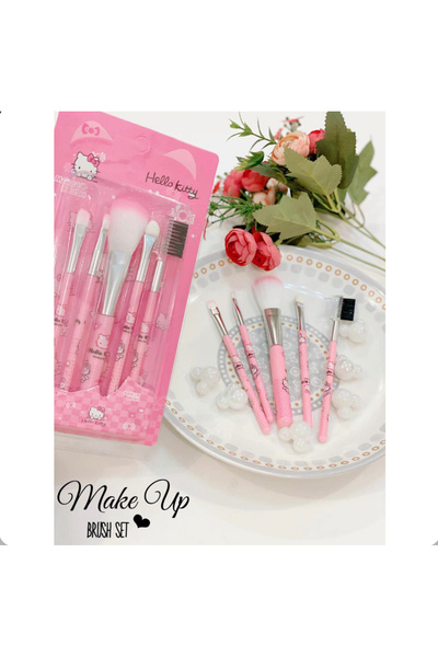 synshop Hello Kitty Sanrio Sakura Kawai Kore Makyaj Fırça Set