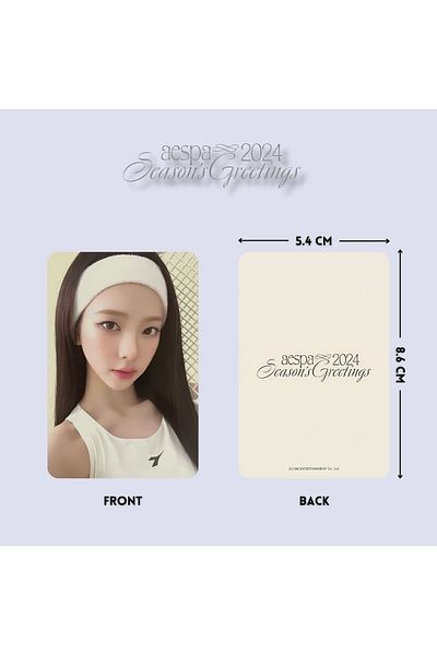 Kpop Dünyasi AESPA '' 2024 Season's Greetings '' Photocards Set - B