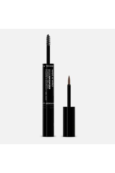 WET N WİLD Neutral Brown Brow Maximizer Powder + Gel Duo