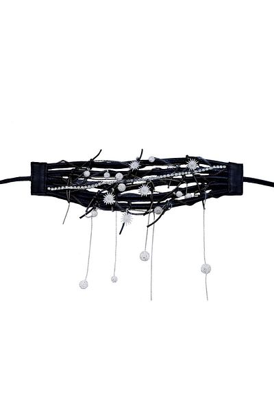 Bayemeyc Black Leggero Leather Necklace