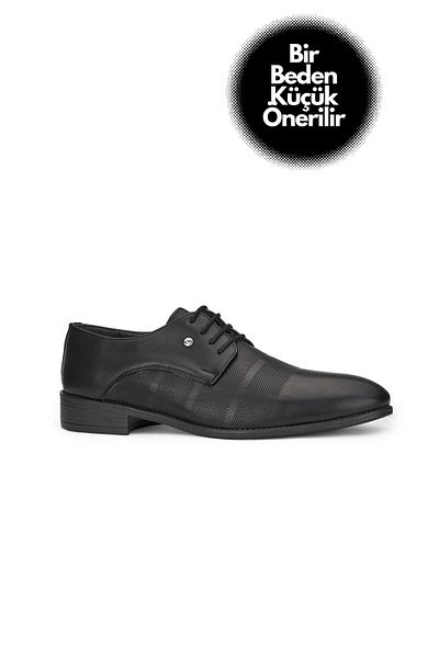 İmerShoes Men's Daily Casual Shoes - Groom Laced, Stitching Detailed Serrated Sole, Classic Shoes E-576