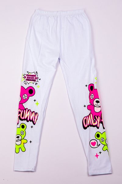 HÇM White Tights Character Printed Girl's B40