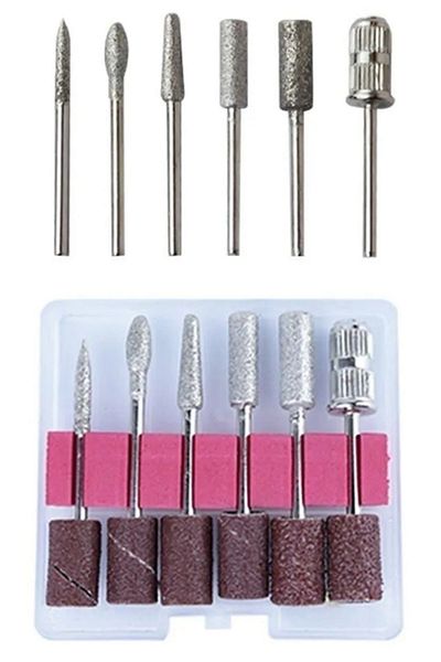 ALFAGİFT Electric Nail File Set Bits and Heads-Manicure, Pedicure, Prosthetic Foot Callus Sander