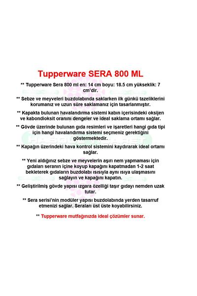 Tupperware Sera 800 Ml 2-Piece Vegetable Fruit Storage Container Hsgl