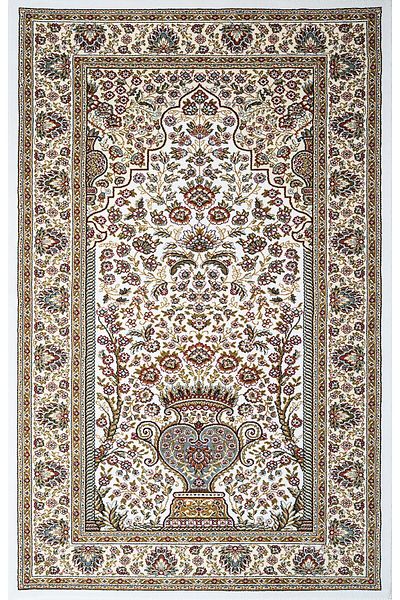 vertice milano Luxury Knee Pain-Free Soft Textured Sponge Non-Slip Base Washable Prayer Rug, Prayer Mat