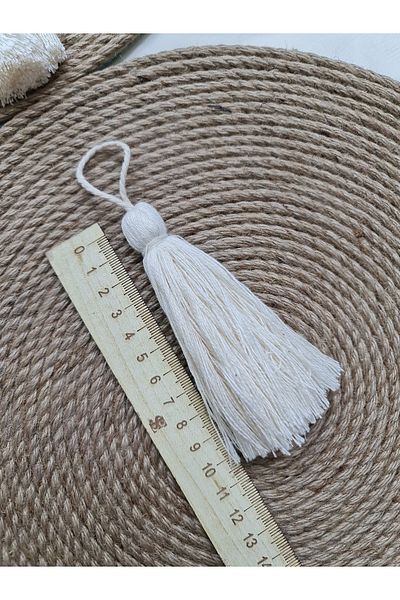 Esteks Dantel ve Tekstil Aksesuarları 7 cm Cotton Tassel - 2 Pieces
