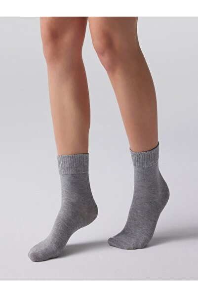 Nova Socks BAMBU EXTRA RAHAT GÜNLÜK GRİ ÇORAP