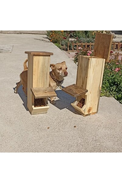 AHSAPİSCİLİK Kedi , Köpek MAMA kabı-standı