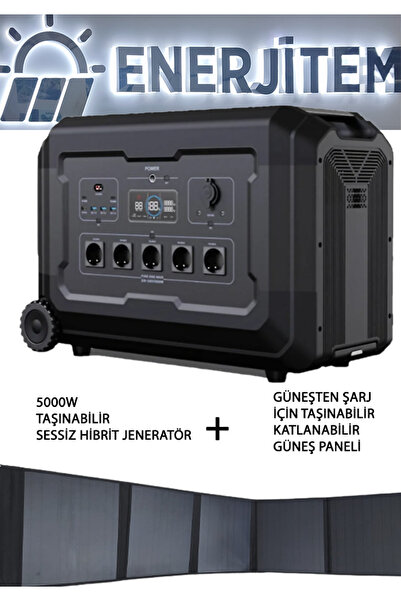 Storcell Elektrikli Araç Paket 3, 5 Kw=5000 W Sessiz Hibrit Jeneratör,Taşınab...