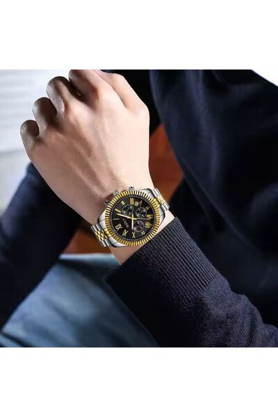 Biden İç Fonksiyonları Aktif Su Geçirmez Erkek Kol Saati 0315-1