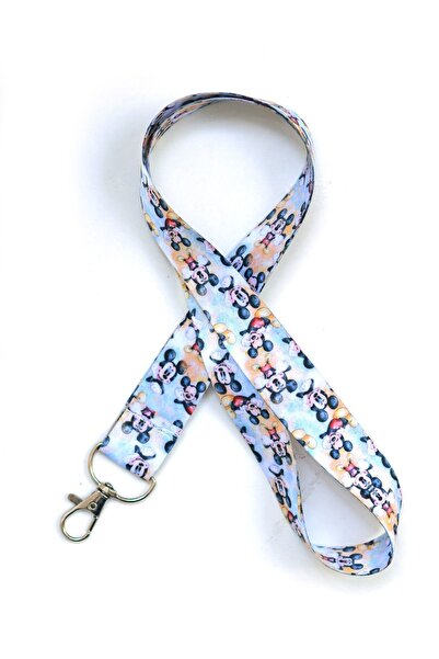 YİĞİTBAŞI Mickmouse Sevimli Desen Boyun Ipi Ve Telefon Askısı Okul Hastane Asçı Güvenlik Ve Sporda Lanyard