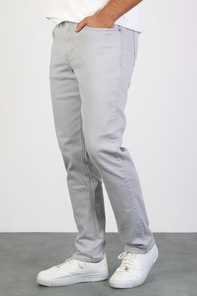 HLT JEANS Ανδρικά τζιν γκρι Lycra Regular - Flexible Jeans Hlthe 001980