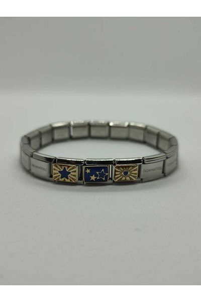HKN AVM ACCESSORİES Italian Steel Bracelet - Charm Design