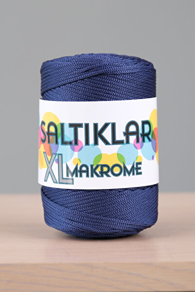 SALTIKLAR مكرامية بوليستر فاخرة - 200 جرام 4 مم أزرق داكن - 370