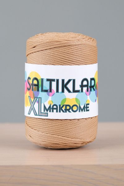 SALTIKLAR 200Gram 4mm Premium Polyester - XL Macrame Floss Chickpea-032