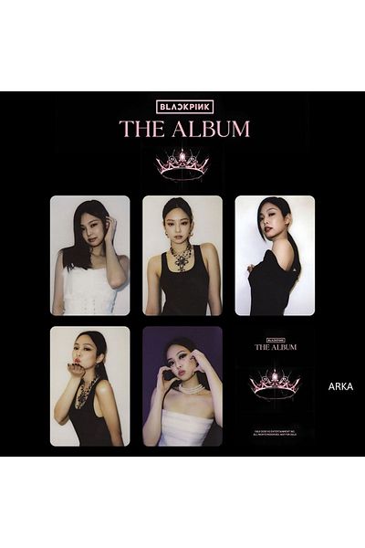 Kpop Dünyasi Blackpink Jennie ''The Album'' Album Card Set