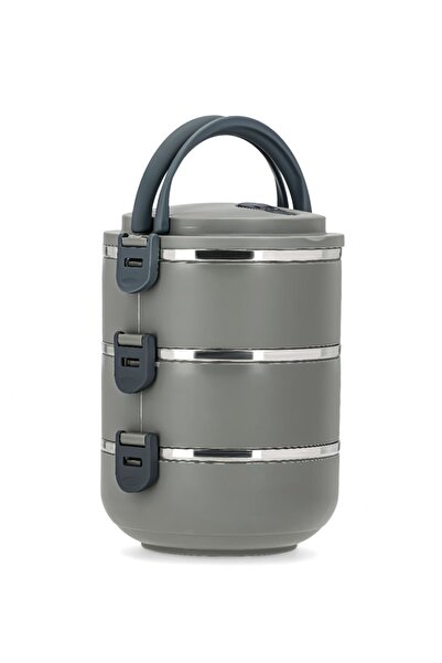 Penguen Set of 3 Food Storage Thermos and Lunch Box for Workplace-Picnic-Camping