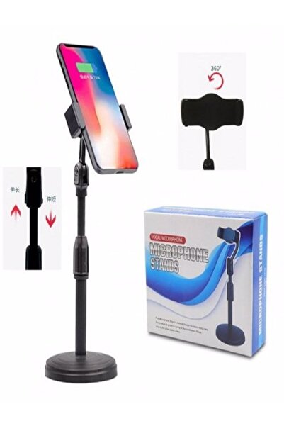 mrtbilisim Masaüstü Teleskopik Telefon Tutucu Telefon Tutacağı Masa Üstü Ayar...
