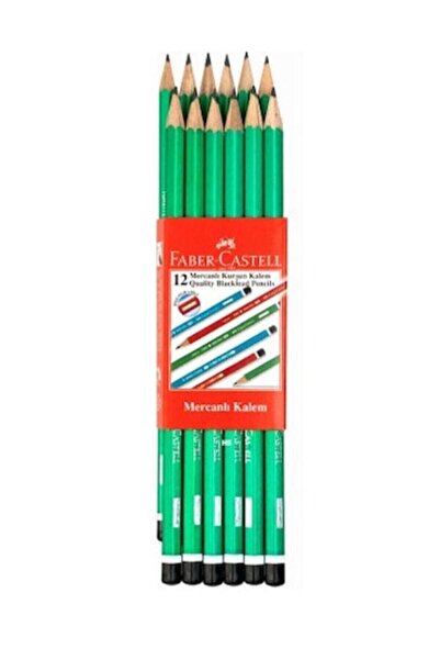 Faber Castell Mercanlı Kurşun Kalem 12'li
