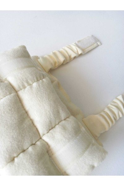 DAS YÜN Unwashed Sheep Wool Filled Knee Pads (2 Pieces)
