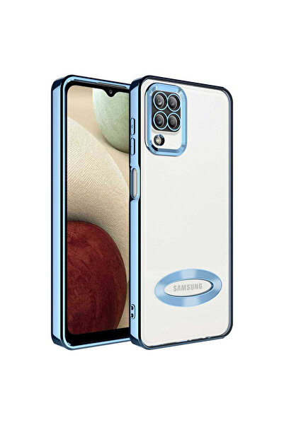 halkhouse Galaxy M12 Kamera Korumalı Omega Renkli Şeffaf Silikon Kapak Şık Kılıf