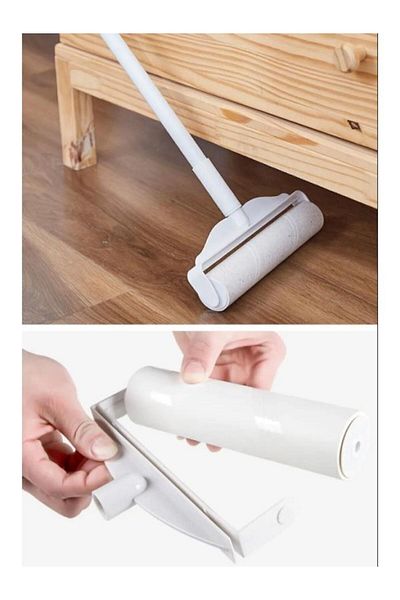 MyClean 60 Sheets Xxl 16cm - Telescopic Long Handle Feather Collection Roller