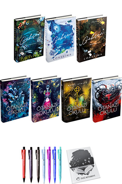 Ephesus Yayınları Gökçen 3lü Set Ciltli Loresima ve Ötanazi Okulu 4lü Set Cil...