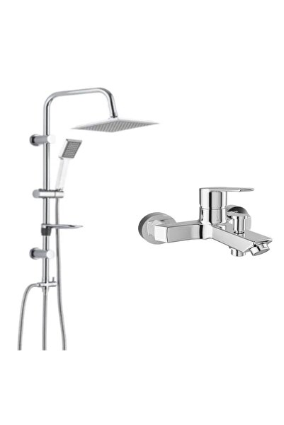 KALE Mare Bathroom Faucet and Theme 53260 Top Shower System