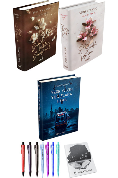 İndigo Kitap Emanet Aşk 2li Set Ciltli Sümeyye Koç ve Yere Yakın Yıldızlara U...