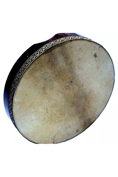 Unosell Bendir Hayvan Derili 41 cm, Animal Skin Bendir Turkish Percussion Fra...