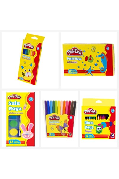 Play Doh Öğrenci Boyama Seti 5 Parça