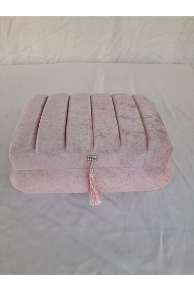 ÖzkınaEvi Gelin Söz Nişan Çeyiz Sandığı Pudra Renk Ve Hediye Kutusu