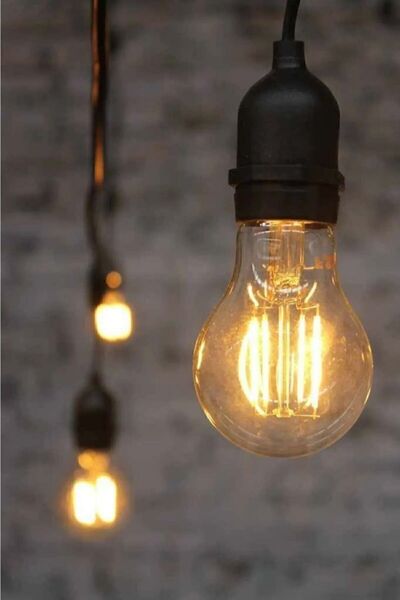 Neovista Rustik 4w A60 Led Filament Ampul Bal Cam E27 Sarı Işık Dekoratif Vintage Aydınlatma