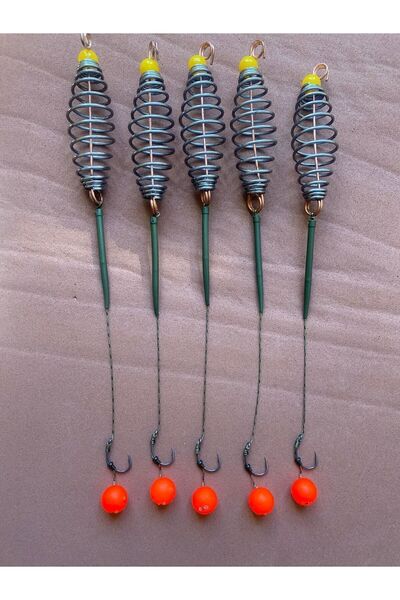 SAZAN RİG Sazan Rig  Yaylı Yüzen Kırmızı Silikon esp Sazan Takımı