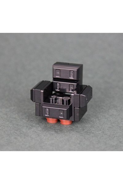 LEGO الإكسسوار الأصلي Moc مخصص Minifigure City City وحدات البناء الجلدية مقعد أسود