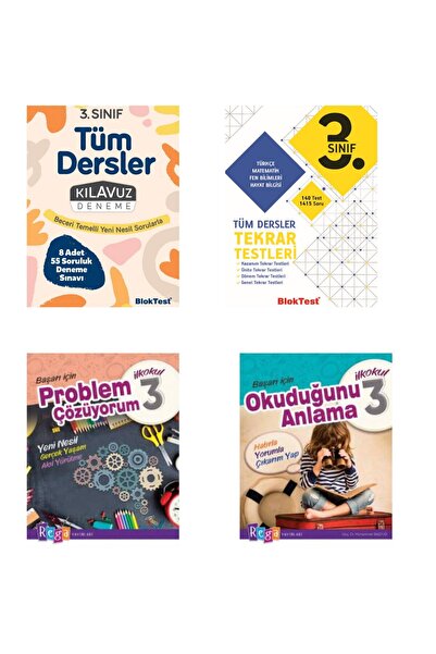 Tudem Yayınları Tudem 3.sınıf Tüm Dersler Kılavuz Deneme+tekrar Testleri+okud...