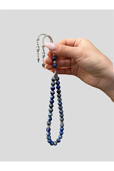 Asya Gems 8 mm Küre Kesim Lapis Lazuli Doğal Taş Tesbih