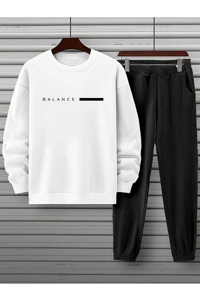 NOFLEN BAlANCE Printed Raised Tracksuit Set