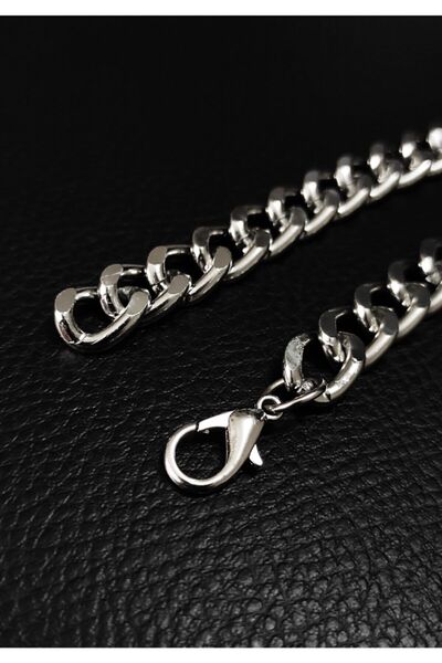 NİMBO Ayarlanabilir Zincir Kararmaz Alüminyum Renkli Zilli 28 Cm Lüx Kedi Ve Küçük Irk Köpek Kolye Tasması