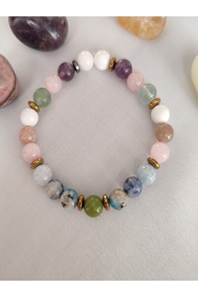 badeaccessories Sertifikalı Yeşim,dumortireit,akuamarin,kuvars,güneş Taşı,ave...