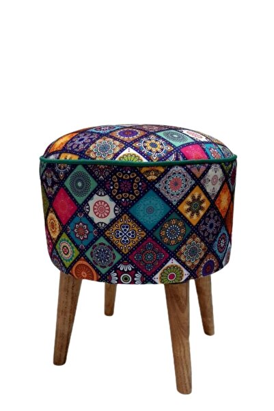 Kargolagelsin Etnik Desenli Otantik Puf Koltuk