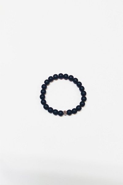 Armis 8 mm Natural Stone Onyx Stone Bracelet (Celace Balance Stone)
