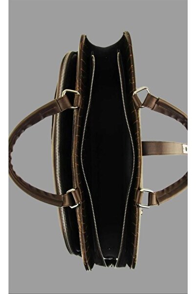 QUB CLUB Унисекс кафява чанта за лаптоп 15 и 15,6 инча, куфарче и адвокатска чанта